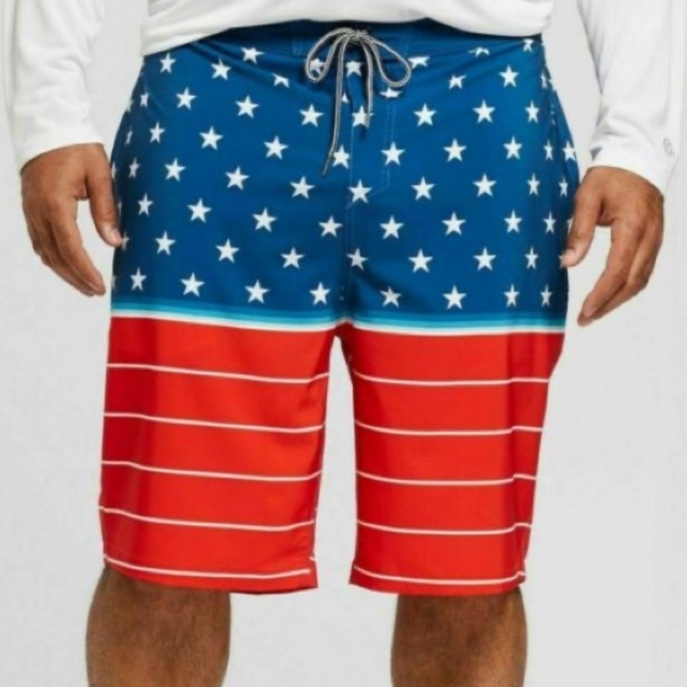 Stars & Stripes Board Shorts Size 32